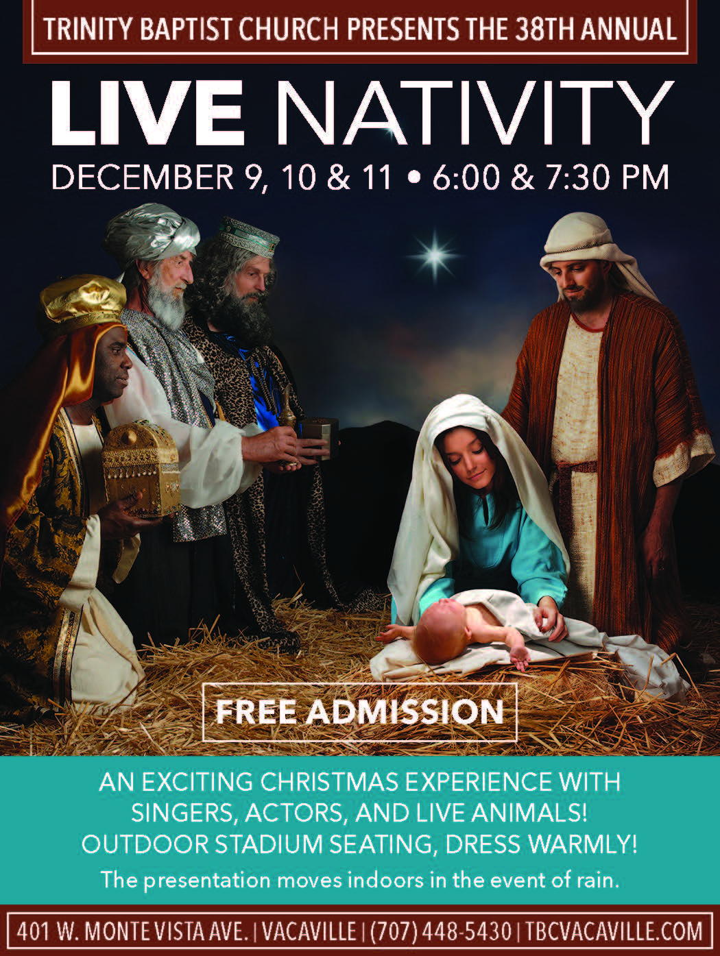 Live Nativity 2022! Trinity Baptist Church